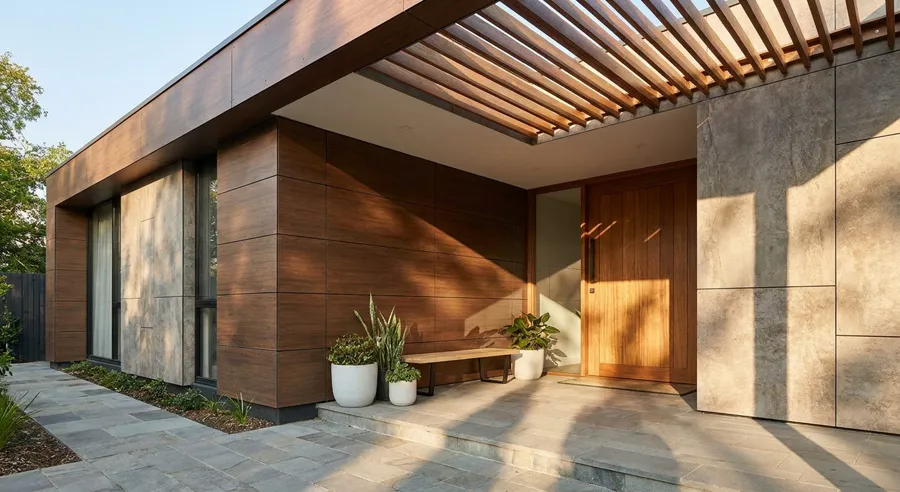 Industrial facility with exterior metal cladding
